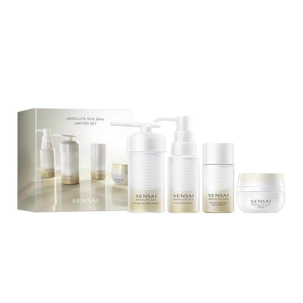 Sensai Absolute Silk Micro Mousse 50ml + Leche Limpiadora 30ml + Micro Muss 30ml + Cr 15ml (Sensai)